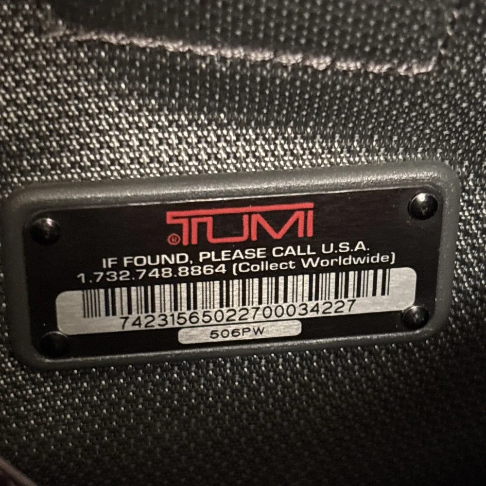 TUMI 506PW Pewter Ballistic Nylon 18
